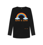 Black Love is Love Long Sleeve Tee (Rainbow)