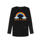 Black Love is Love Long Sleeve Tee (Rainbow)