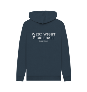 Navy Printed Hoody