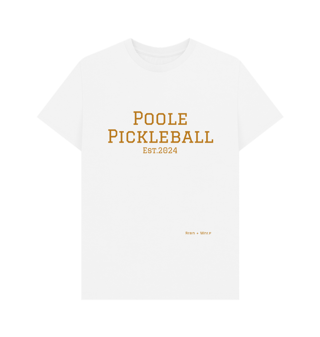 White Poole Pickleball Classic Tee