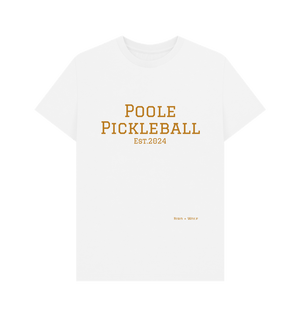 White Poole Pickleball Classic Tee