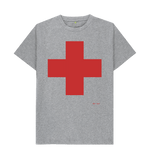 Athletic Grey Printed T-shirt Front