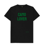 Black Printed T-shirt Front