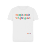 White Printed T-shirt Front
