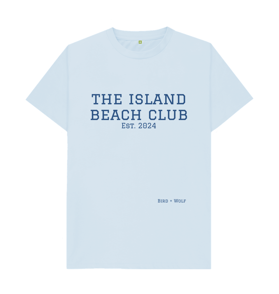 Sky Blue The Island Beach Club Classic Tee