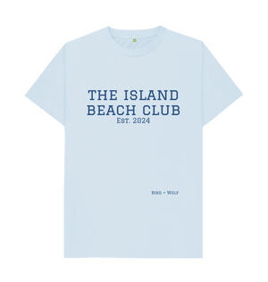 Sky Blue The Island Beach Club Classic Tee