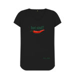 Black Printed T-shirt Front