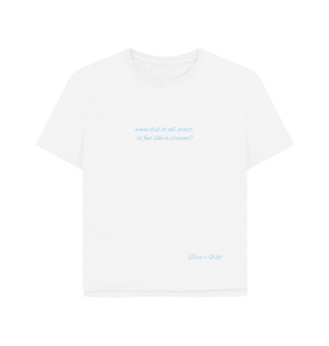 White Printed T-shirt Front