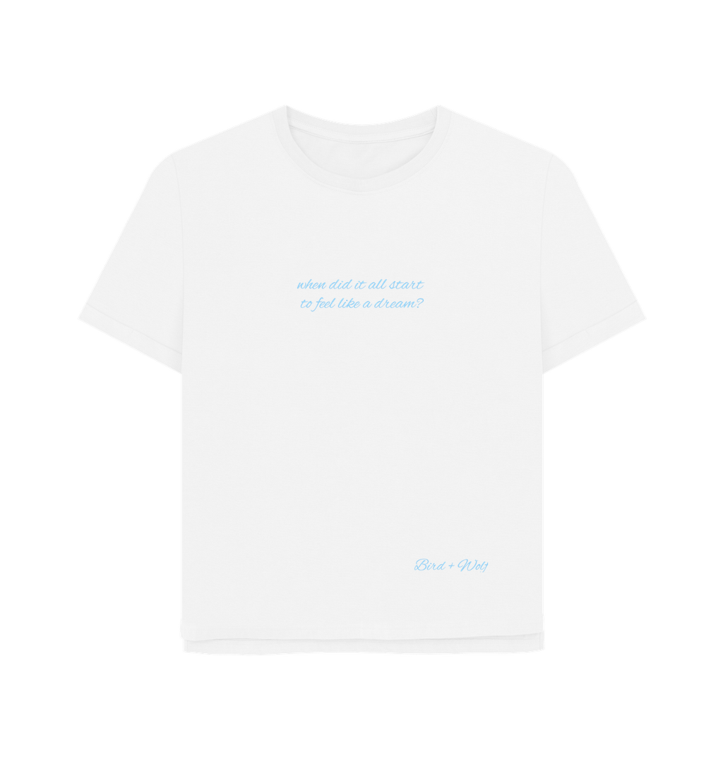 White Printed T-shirt Front