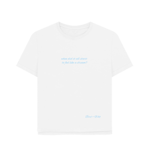 White Printed T-shirt Front