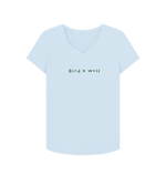 Sky Blue Printed T-shirt