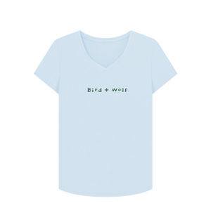 Sky Blue Printed T-shirt