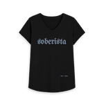 Black Printed T-shirt Front