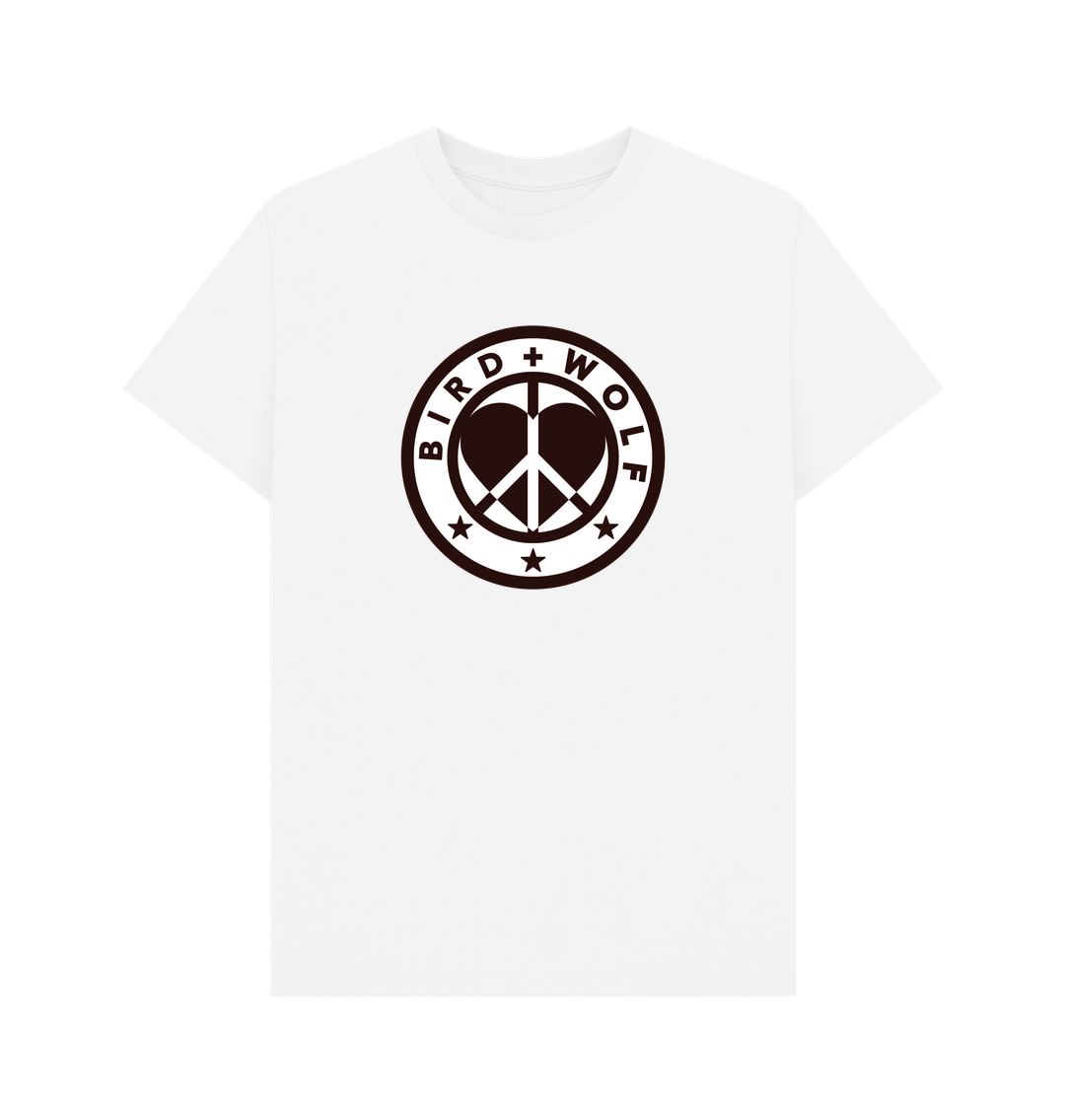 White Logo Classic Tee (Black)