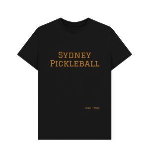 Black Sydney Pickleball Classic Tee