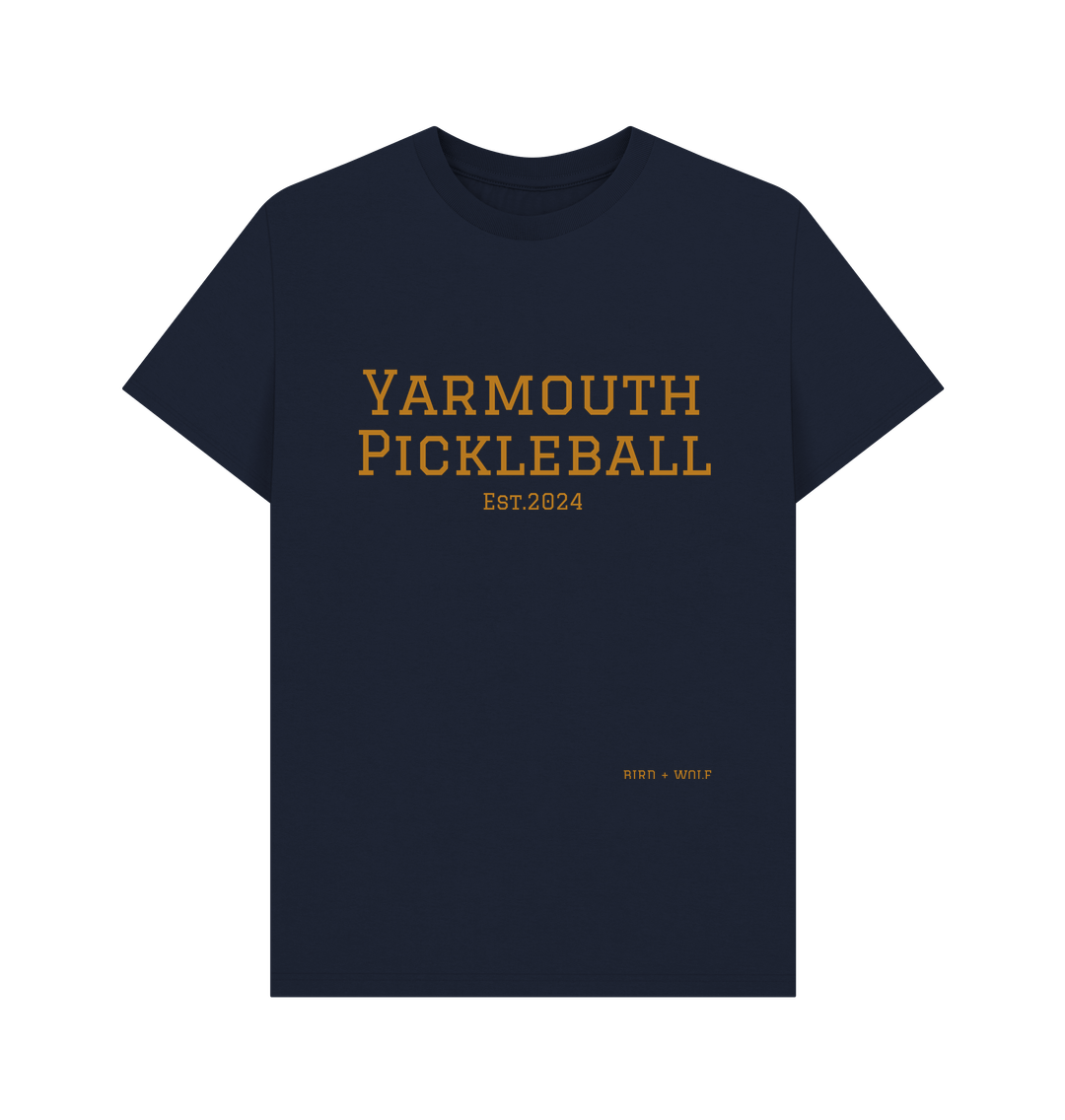 Navy Blue Yarmouth Pickleball Classic Tee