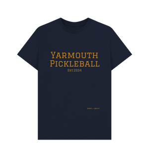 Navy Blue Yarmouth Pickleball Classic Tee