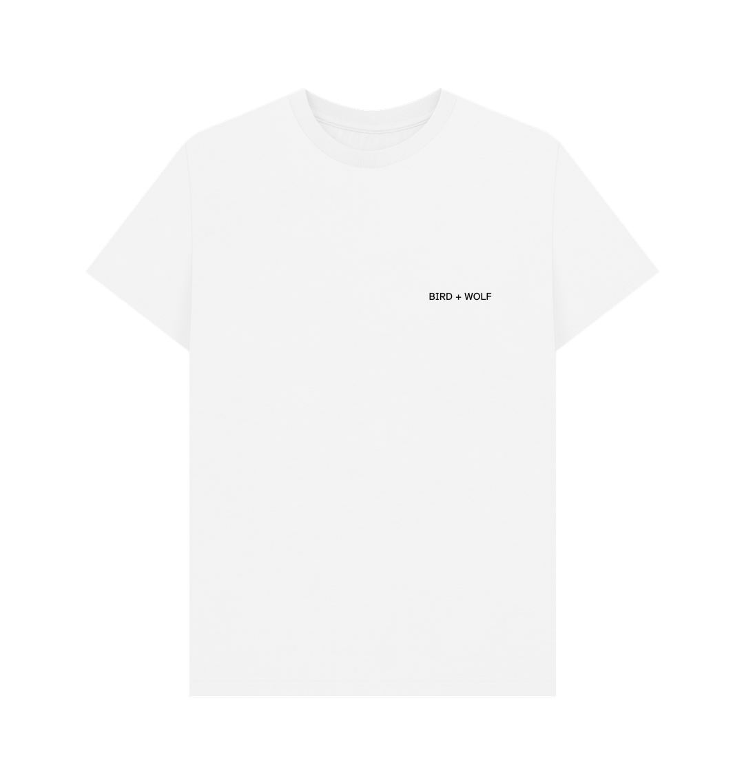 White Logo Classic Tee (Black) REVERSE