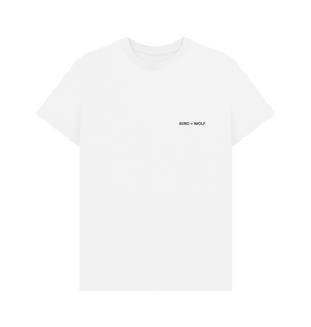 White Logo Classic Tee (Black) REVERSE