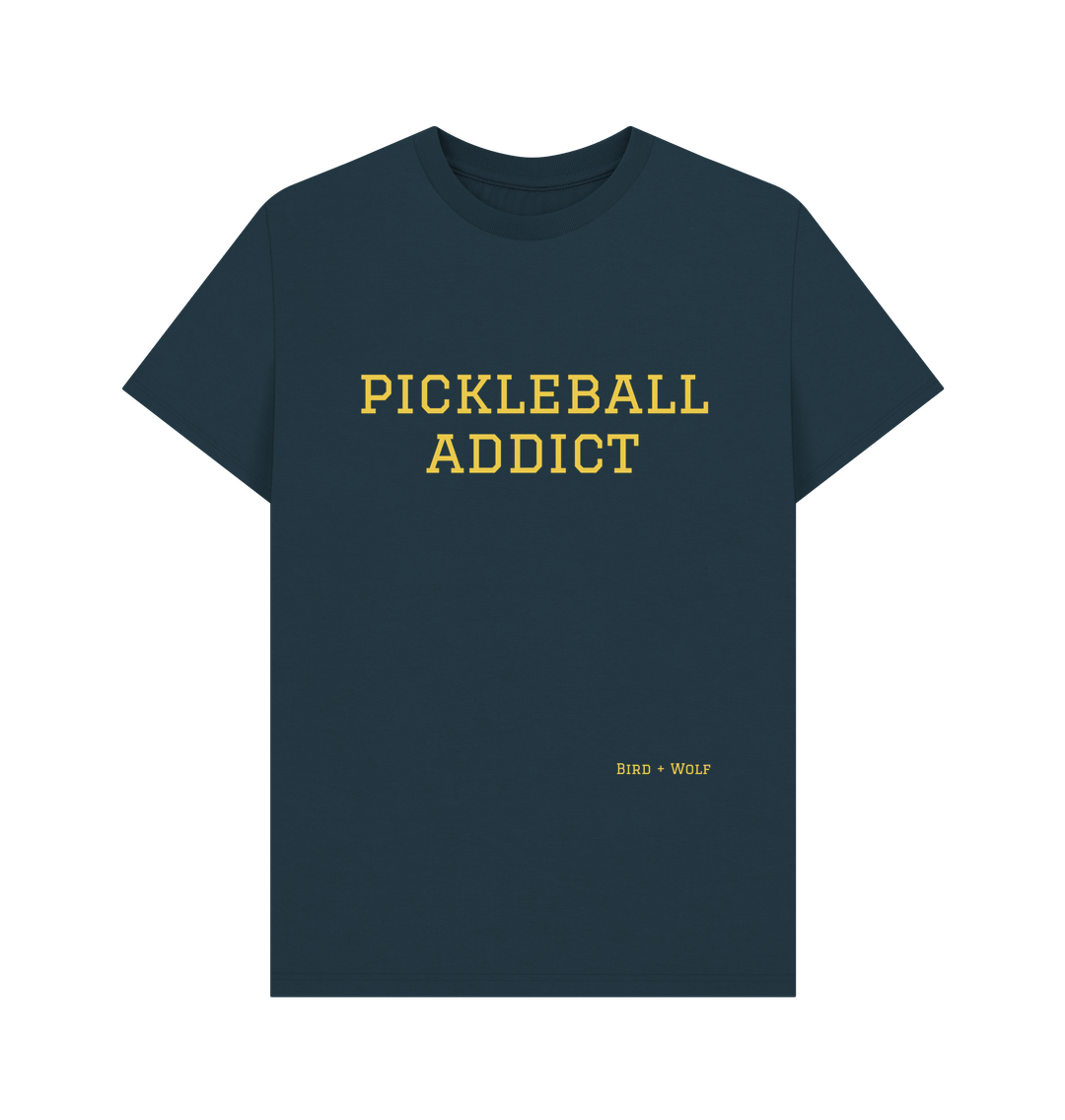 Denim Blue Pickleball Addict Classic Tee