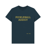 Denim Blue Pickleball Addict Classic Tee