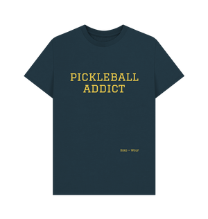 Denim Blue Pickleball Addict Classic Tee