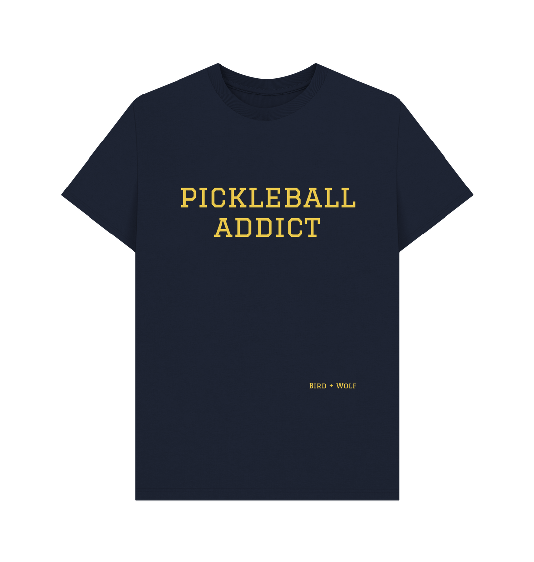 Navy Blue Pickleball Addict Classic Tee