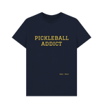 Navy Blue Pickleball Addict Classic Tee