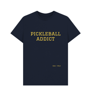 Navy Blue Pickleball Addict Classic Tee