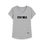 Athletic Grey Printed T-shirt Front