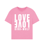 Rose Pink Printed T-shirt Front