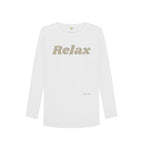 White Relax Long Sleeve Tee