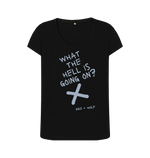 Black Printed T-shirt Front