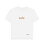 White Printed T-shirt Front