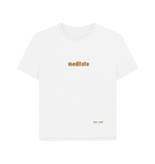 White Printed T-shirt Front