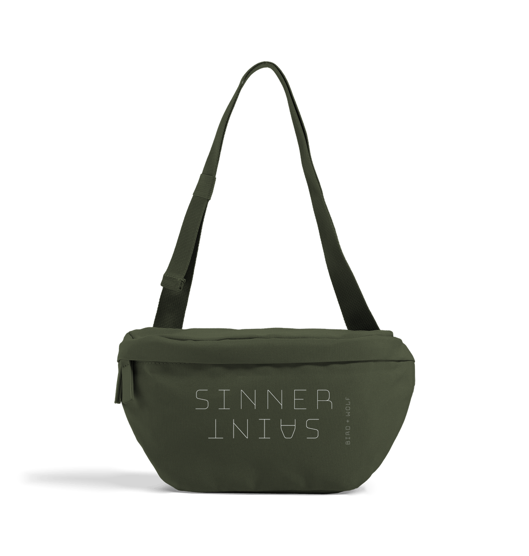 Pine Green Sinner Saint Recycled Cross Body Bag