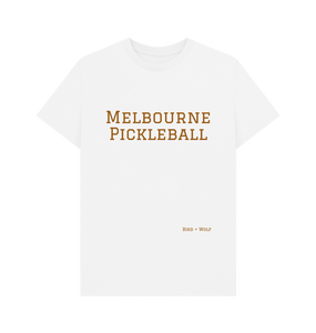 White Melbourne Pickleball Classic Tee