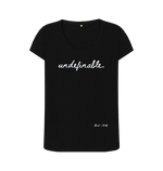 Black Printed T-shirt Front