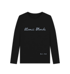 Black Atomic Blonde Long Sleeve Tee (Italics)