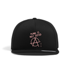 Black Punk Is Not Dead Black Snap Back Cap