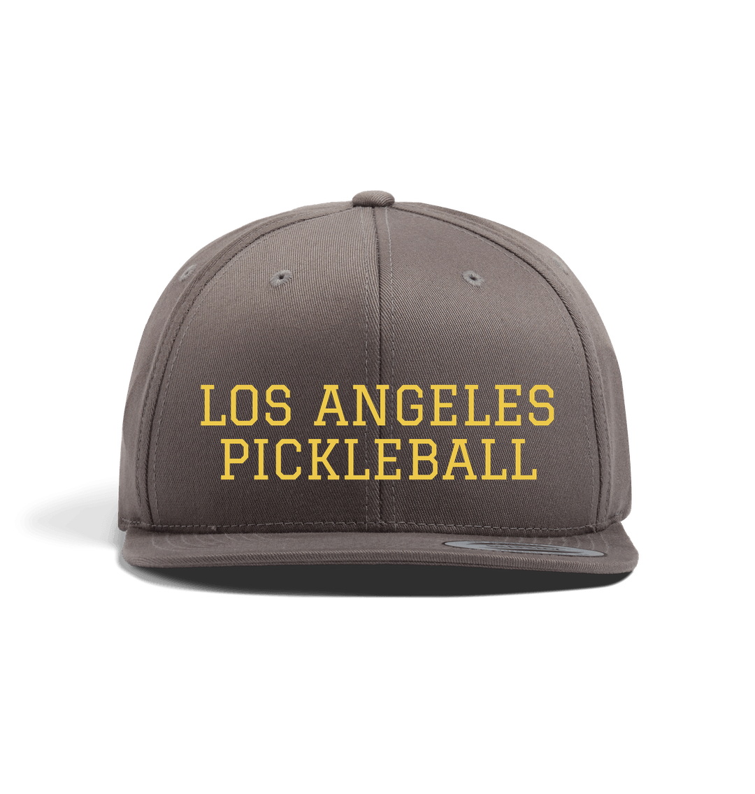 Dark Grey Los Angeles Pickleball Snap Back Cap