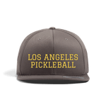 Dark Grey Los Angeles Pickleball Snap Back Cap