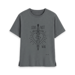 Slate Grey Printed T-shirt Front