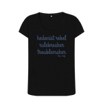 Black Printed T-shirt Front
