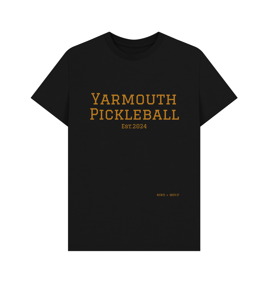 Black Yarmouth Pickleball Classic Tee