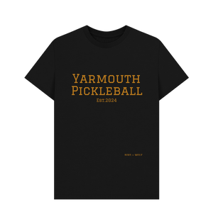 Black Yarmouth Pickleball Classic Tee