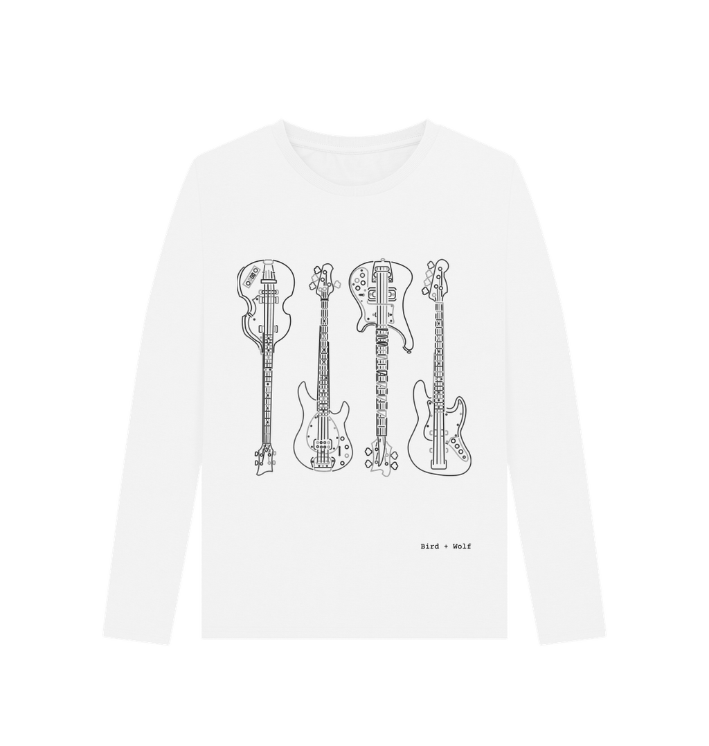 White Instruments White Long Sleeve Tee