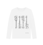 White Instruments White Long Sleeve Tee