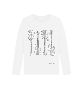 White Instruments White Long Sleeve Tee