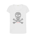 White Printed T-shirt Front